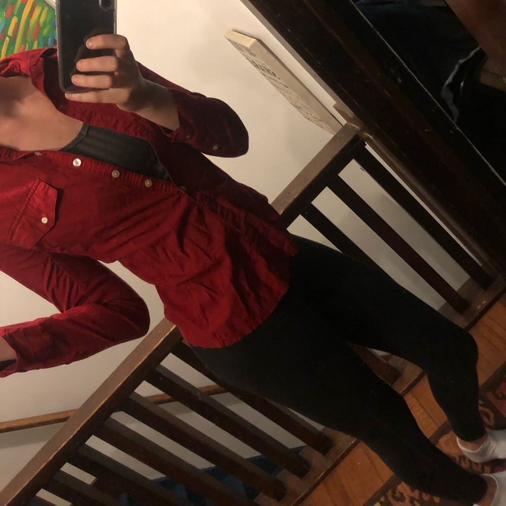 Converse button up long sleeve!